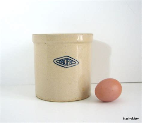 Vintage Small Pottery Crock Pacific Stoneware By Nachokitty