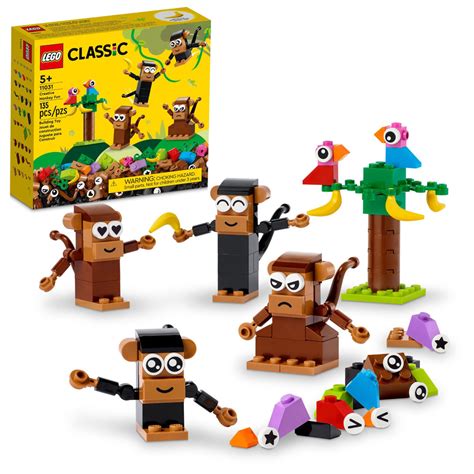 Lego Classic Creative Monkey Fun 11031 Building Toy Set 135 Pieces