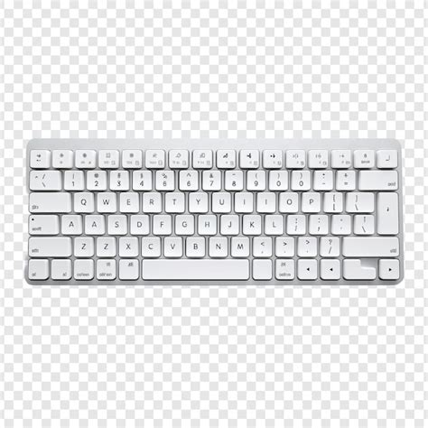 Premium Psd Keyboard Isolated On Transparent Background