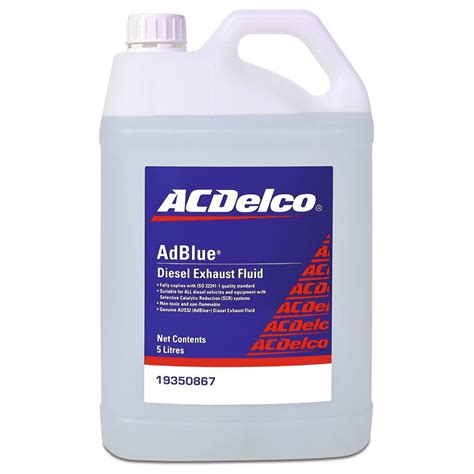 Acdelco Adblue 5 Litres Diesel Exhaust Fluid 19284630