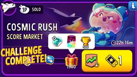 Cosmic Rush Solo Challenge Match Masters Score Market Blow Em Up Score