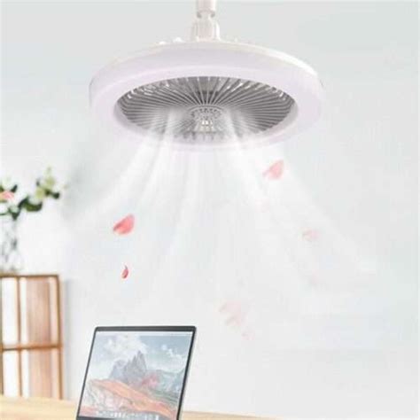 Light Bulbs Aerbes AB FSD01 360 Rotation LED Ceiling Light With Fan