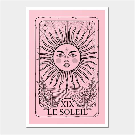 The Sun Tattoo Style Gravure Tarot Card By Lick N Stick Tarot Tattoo