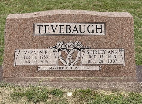 Vernon Eugene Tevebaugh Find A Grave Memorial