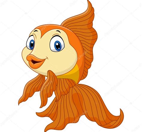 Dibujos Animados Peces De Oro Vector Gr Fico Vectorial