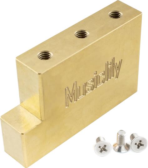 Amazon Musiclily Ultra Solid Fat Brass L Shape Tremolo Block For