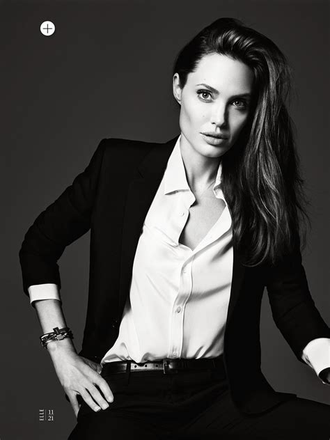 Untamed Heart Angelina Jolie By Hedi Slimane For Us Elle June