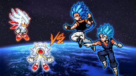 Hyper Shadic Op Hyper Sonic V Op Vs Gogeta Op All Form Vegito