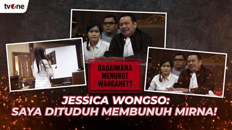 Saya Tidak Membunuh Mirna Jessica Wongso Bacakan Pledoi Sambil