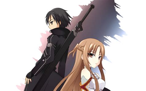 Sword Art Online Asuna Yuuki Kazuto Kirigaya Wallpaper Hd Anime 4k