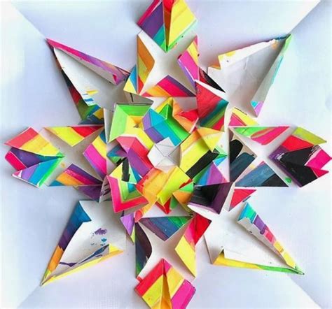 Ruth Chapman On Instagram Rainbow Sculpture In Painted Paper We