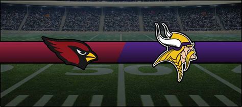 Cardinals 26 Vs Vikings 34 Result Nfl Week 8 Score Mybookie Online