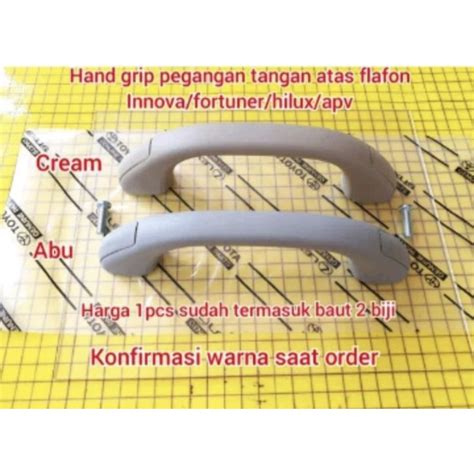 Jual Handle Pegangan Tangan Atas Toyota Innova Fortuner Hilux Shopee