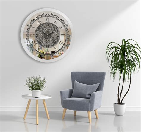 Round Wall Clocks Large Wall Clocks Roman Numerals Clock Living Room