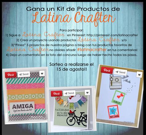 Latina Crafter Sellos en Español Concurso Latina Crafter en Pinterest