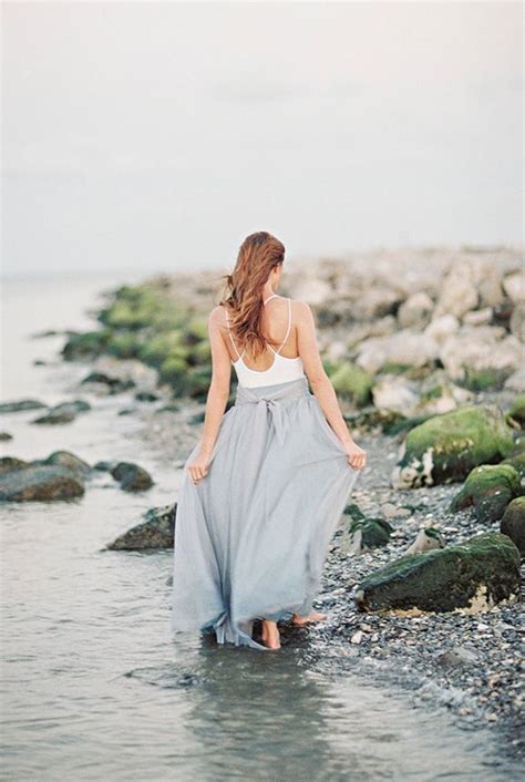 Ethereal Beach Inspiration Shoot Magnolia Rouge Beach Bridesmaid