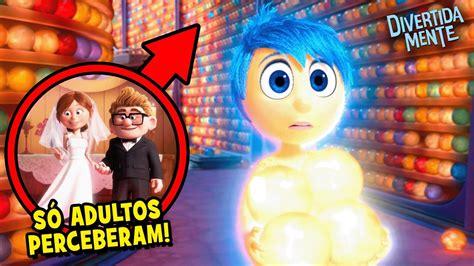 DETALHES que você PERDEU em DIVERTIDA MENTE Pixar Disney YouTube