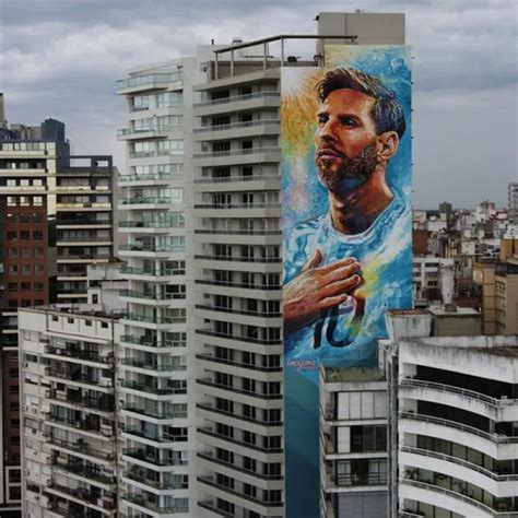 Inauguraron El Impresionante Mural De Lionel Messi En Rosario Filo News