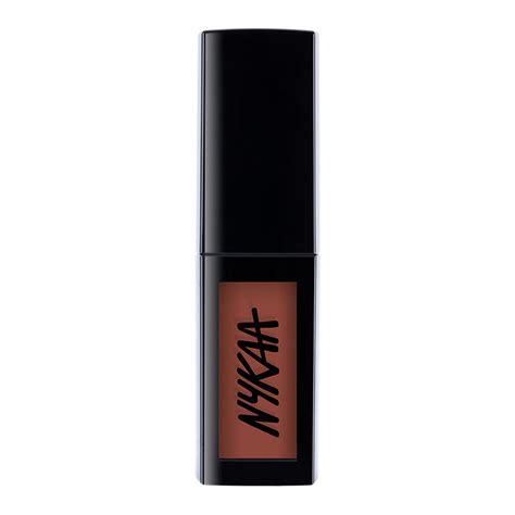 Nykaa Matte To Last Transfer Proof Liquid Lipstick Chai 18 Buy