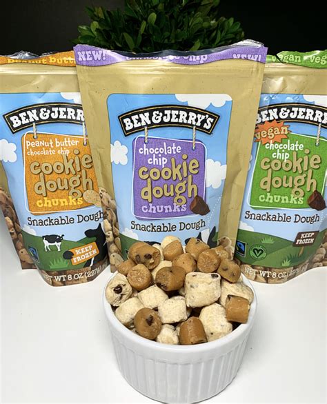 Review Ben And Jerrys Snackable Cookie Dough Junk Banter