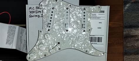 Dimarzio Richie Kotzen Loaded Fender Stratocaster Pickguard Reverb