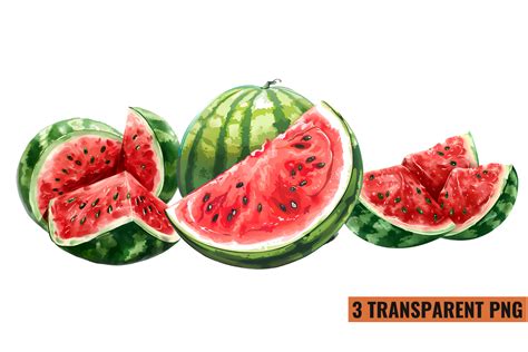 Summer Watermelon Sublimation Clipart Graphic By Craftart · Creative