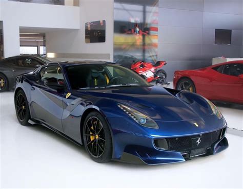 Ferrari F12 Tdf Painted In Tour De France Blue Photo Taken By