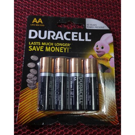 Duracell Alkaline Battery Aaa Aa 15v Lr6 Lr03 Bateri Duracell 15v Shopee Malaysia