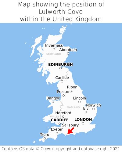 Where is Lulworth Cove? Lulworth Cove on a map