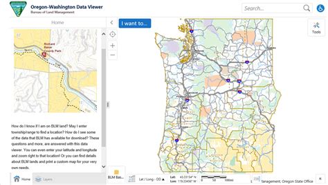 Blm Land Map Oregon