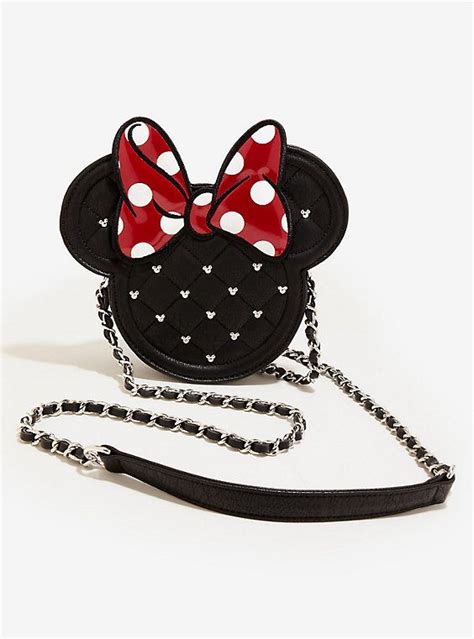 Loungefly Disney Quilted Minnie Mouse Crossbody Bag In 2024 Disney