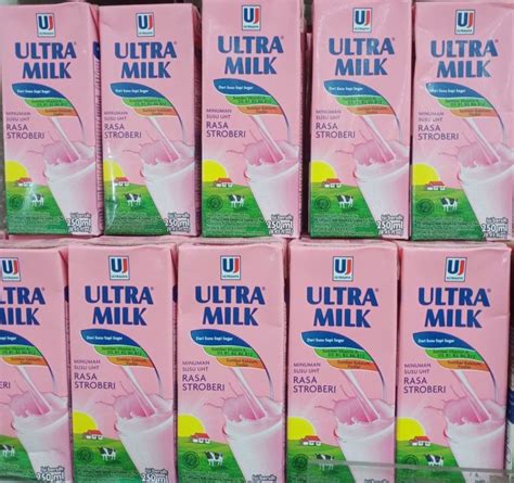 Susu Rasa Stroberi Uht Ultra Milk Ml Lazada Indonesia