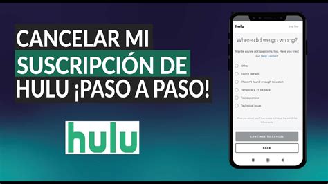 C Mo Cancelar Mi Suscripci N De Hulu Paso A Paso Youtube