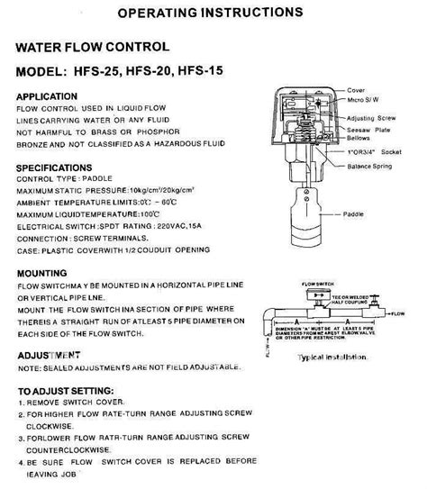 How to Wire a Water Flow Switch: Step-by-Step Diagram Guide