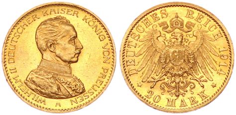 Preu En Deutsches Kaiserreich Mark Gold Preu En Mark A