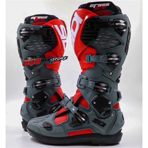 Jual SIDI CROSSFIRE SRS 3 RED LIMITED EDITION GREY RED 2023 SEPATU