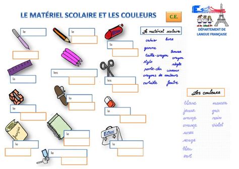 Ficha online de Le matériel scolaire para 5º Primaria Puedes hacer los