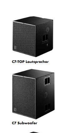 D B C7 Top C7 Bass B2 Sub D12 Digitalamp 13400 EUR Gebrauchte