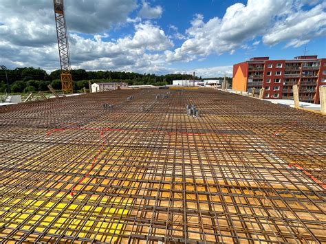 Příprava betonáže stropu 3 NP Park Džbán