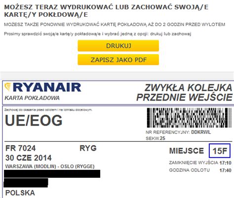 Poradnik Jak Dokona Odprawy Online W Ryanairze Krok Po Kroku