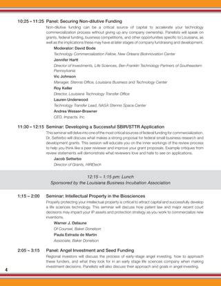 Innovation Louisiana Conference Program Pdf