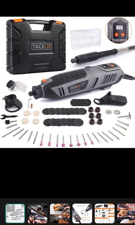 Tacklife Model Rtd Ac Advanced Rotary Tool Furniture Home Living