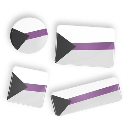 Demisexual Demi Pride Flag Pin Badge Button Or Magnet Lgbt Etsy