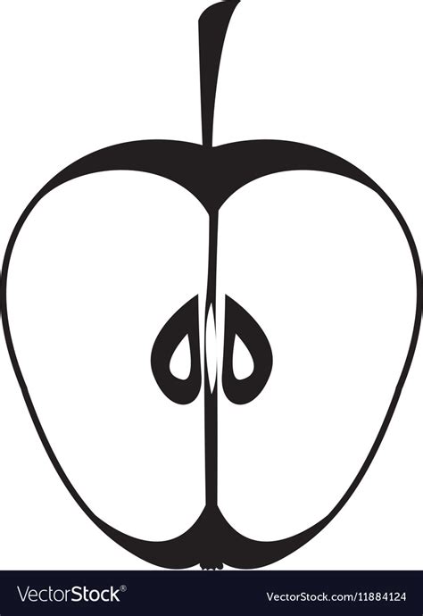 Half Apple Clipart