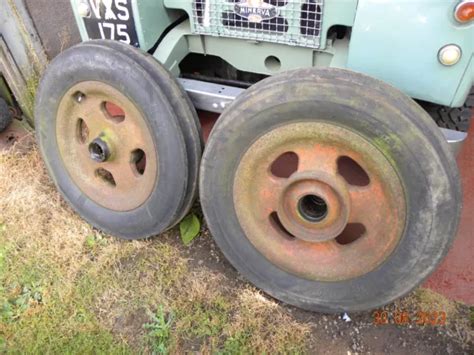 Fordson Major Tractor 2 Front Wheels And Tyres £10000 Picclick Uk