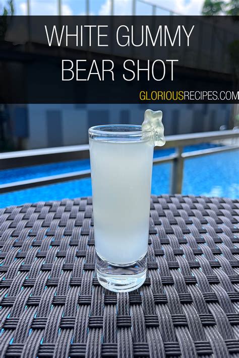 White Gummy Bear Shot Recipe (Really Easy!)