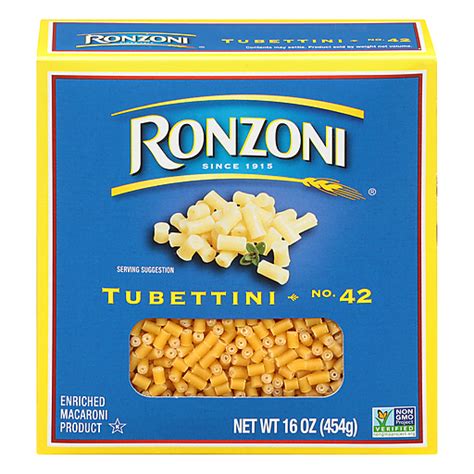 Ronzoni® Tubettini 16 Oz Box Pasta And Noodles Dagostino