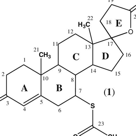 Chemical structure of spironolactone. | Download Scientific Diagram