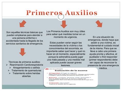 Primeros Auxilios Ppt