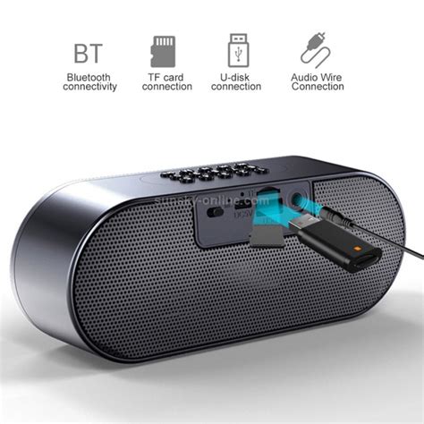 SUNSKY M6 Portable Bluetooth 5 0 Speaker Owl Alarm Clock Wireless 6D